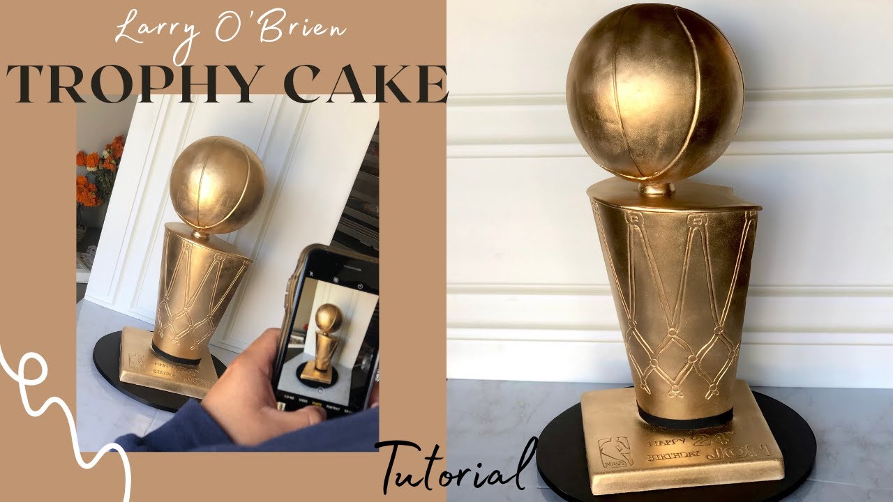 TROPHY CAKE TUTORIAL, Larry O'Brien Trophy