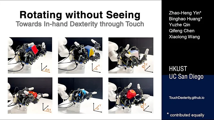 Rotating without Seeing: Towards In-hand Dexterity through Touch