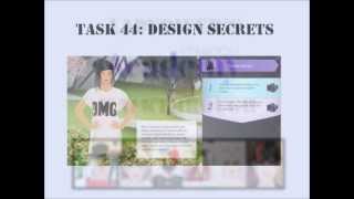 Stardoll Academy Walkthrough Task 44: Design Secrets