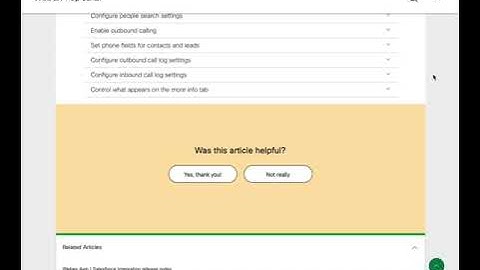 Webex App for Salesforce: Calling - Configure inbound & Outbound call log settings