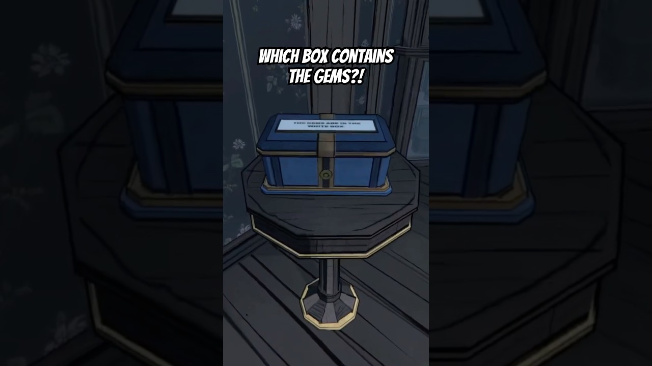 В одной из этих коробок находятся ДРАГОЦЕННЫЕ КАМНИ… но в какой именно?! 