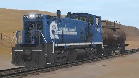 Trainz 3 Conrail #9513 pass by