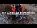 Union pacifics new maintenance of way machine completes maiden voyage