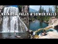 Rainbow Falls & Lower Falls in Mammoth Lakes California