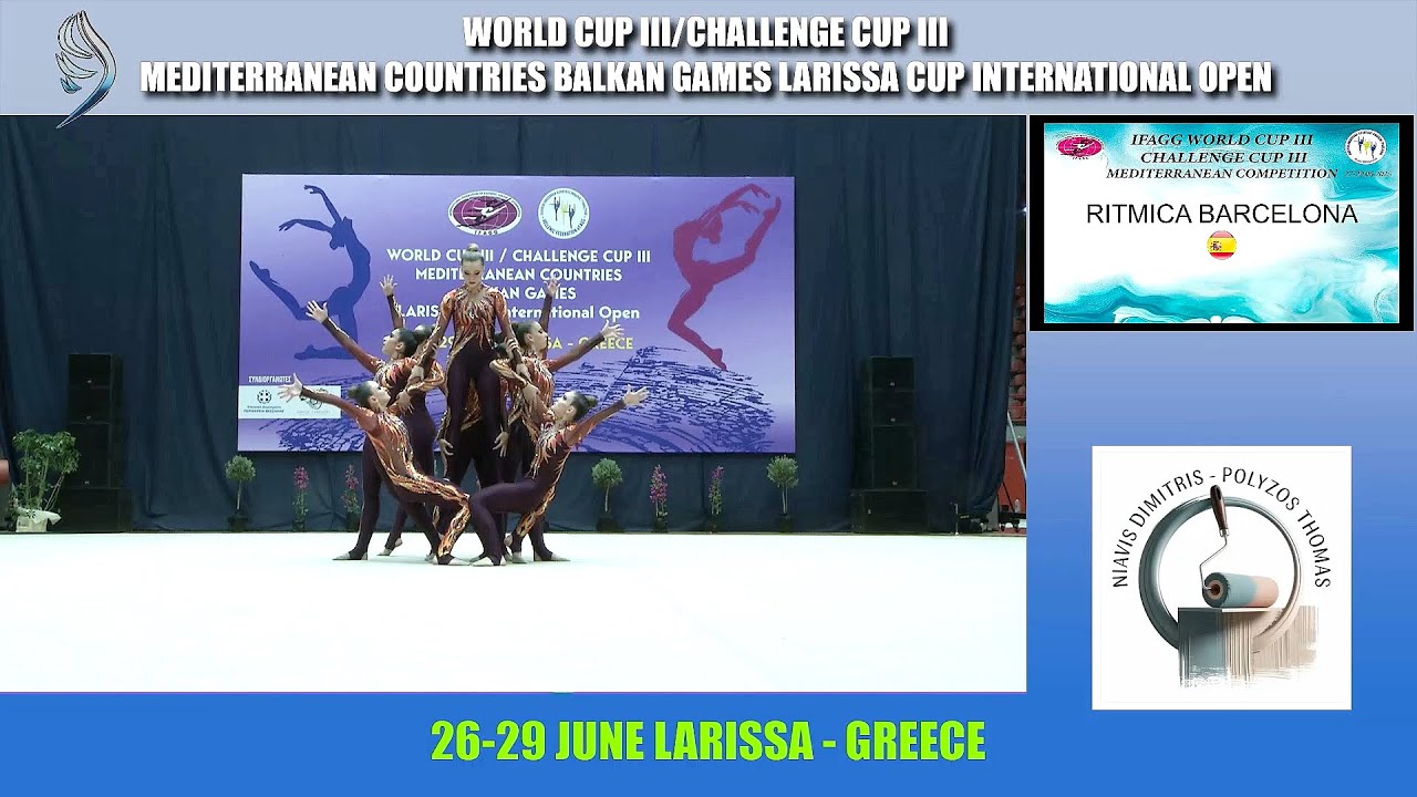 RITMICA BARCELONA (ESP) 💗 AGG WORLD CUP III LARISSA 2025 |  WOMEN | FINAL 23.300