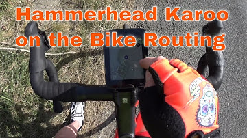 Hammerhead Karoo  - on the Bike Routing