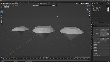 Videoguide - Create Diamond and Gem 3D Objects, Quick and Easy With Extra Mesh in Blender