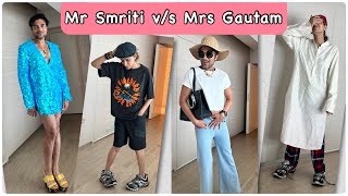 Husband and Wife swapped clothes | Gautam Gupta | Smriti Khanna
