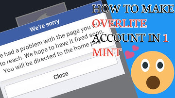 How to make overlite Facebook account on Android new trick 2018