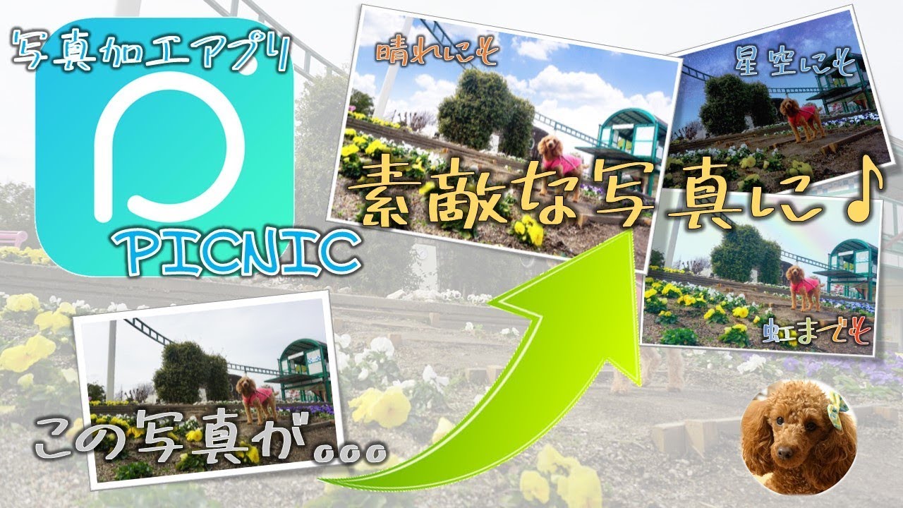 Picnic マツコの知らない世界で紹介されたアプリを使って天気を変えてみた Youtube