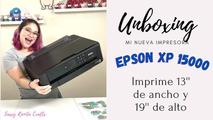 Ook Syndicaat Megalopolis Epson 1500W Printer Unboxing - YouTube