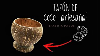 Crea un Tazón de Coco natural de manera artesanal