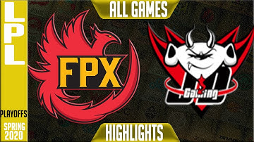 FPX vs JDG Highlights ALL GAMES | LPL Spring 2020 Playoffs Semi final | FunPlus Phoenix vs JD Gaming