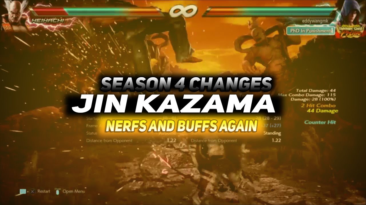 Tekken 7   Season 4 Jin Changes analysis