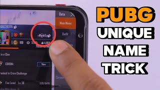 How to Add Symbols for Stylish Name On PUBG | Pubg Unique Name Trick 2021 | PUBG NAME CHANGE TRICK