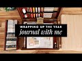 last journaling video of the year · journal with me