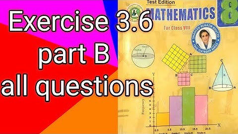 #Maths Class 8 | Unit 3 | Exercise 3.6 | Part B | Sindh Textbook board All questions