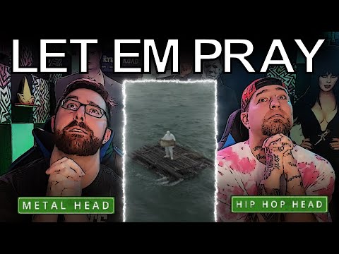 WE REACT TO NF: LET EM PRAY - HE'S DROPPING BOMBS!!