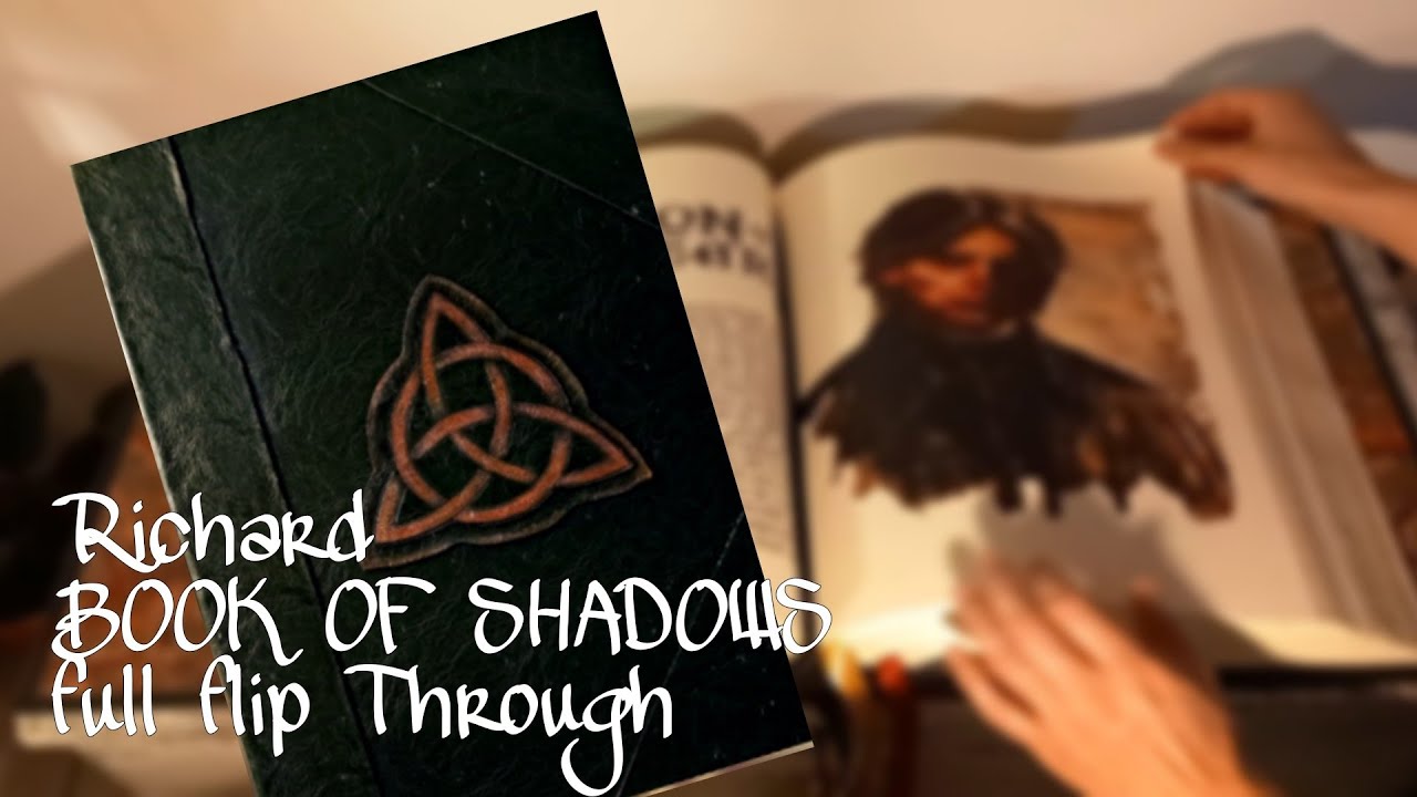 Charmed Book of Shadows Full Flip Through (a little bit ASMR) @richard.bookofshadows