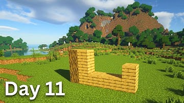 Building a house but only adding one block a day (Day 11)