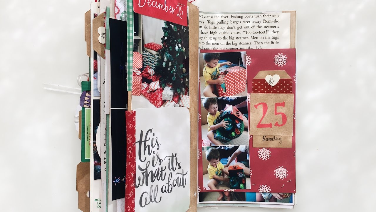 Catching Up On December Daily - Process Video Days 21-25 In My TN