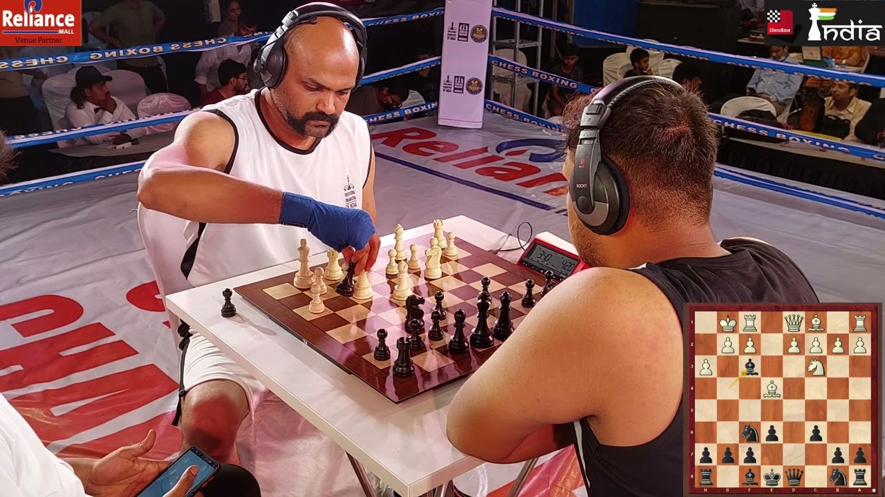 ChessBase India - A complete match of Chess Boxing in the