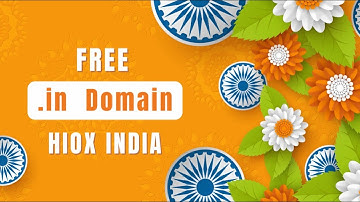 Get a Free .IN Domain Name | Register a .IN Domain for Free | HIOX INDIA