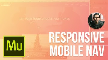 Adobe Muse 2016 Tutorial | Responsive Mobile Navigation Menu