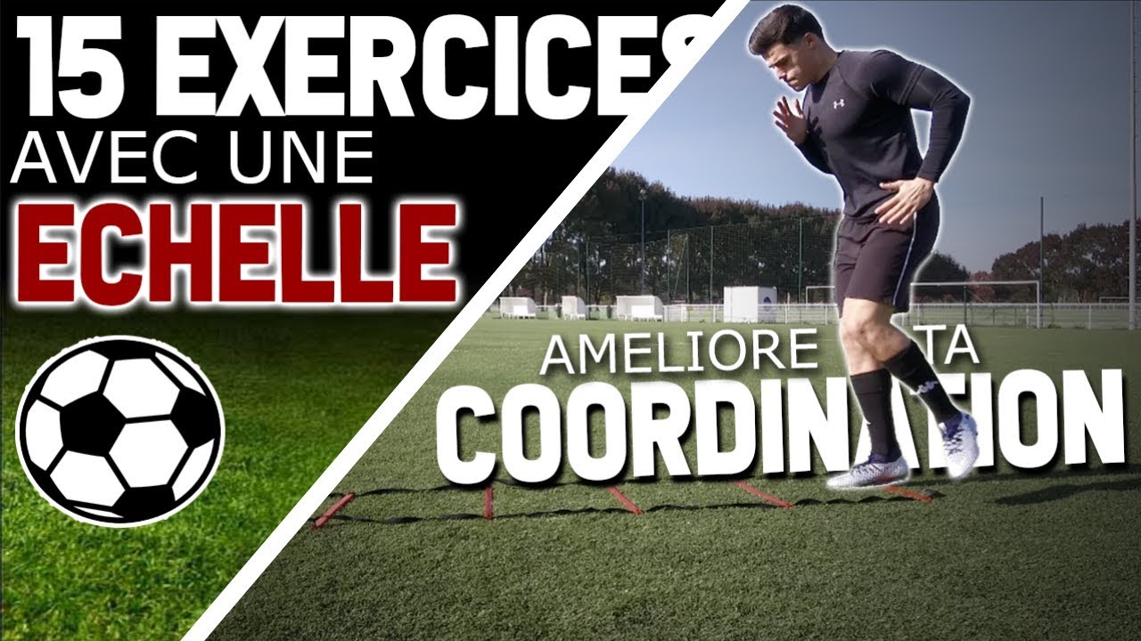 Travaillez votre coordination au football avec l'échelle d'entrainement  Essential Kipsta 