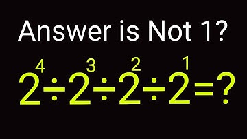 Most People Get This Math Question Wrong! Will You Solve?