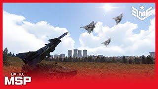 Ukraine's Anti-Aircraft High-Precision Missiles vs Russia's Newest Fighters - Arma 3