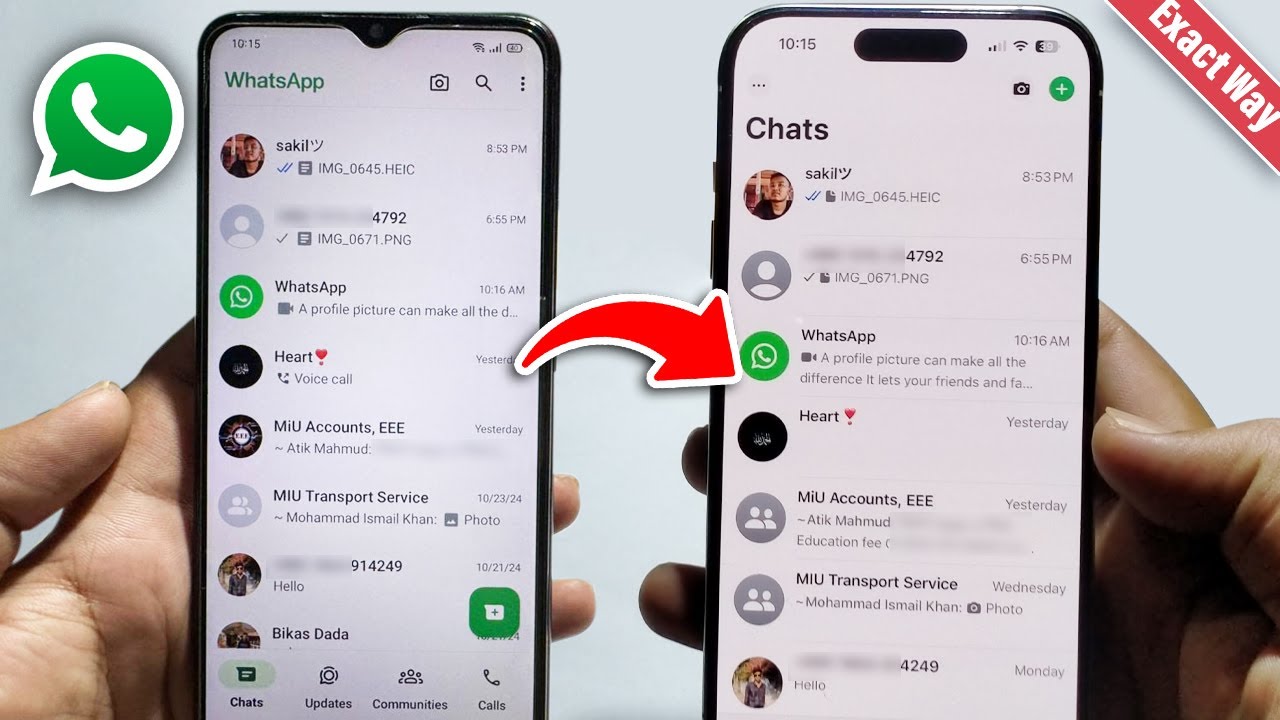 How to Transfer WhatsApp From Android To New iPhone 2025 [Quick ...
