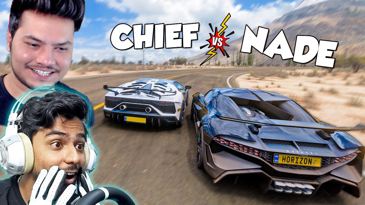 Lamborghini Aventador SVJ vs Bugatti Divo (Forza Horizon 5) with @NadeFlick