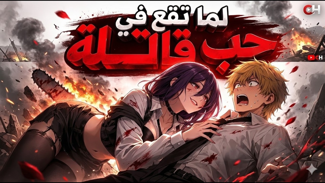 لما الواد المنشار 🪚 يقع في حب البت القنبلة 💣 | ملخص Chainsaw Man Reze Arc
