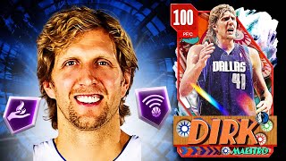 100 OVERALL DIRK NOWITZKI IS A DOMINANT FORCE ON BOTH ENDS IN NBA 2K24 MyTEAM!!