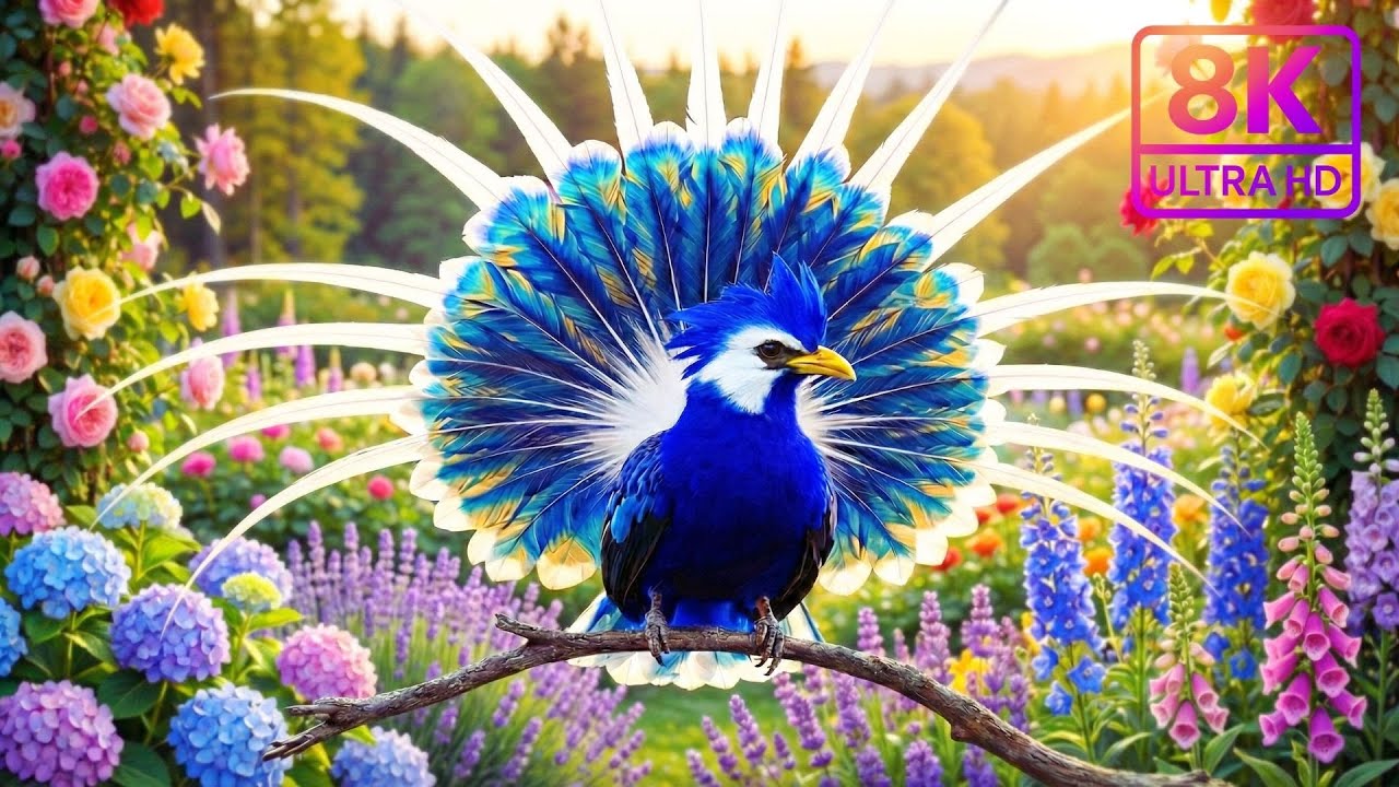 🌿 Stunning Rare Birds 🕊️ Nature Sounds from a Vanishing World | 4K ASMR