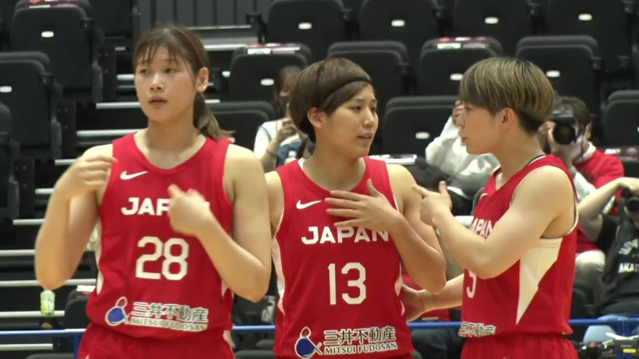 新ユニフォームで出発 女子日本代表プレーまとめ Vs ポルトガル代表 バスケ女子国際強化試合 21 第1戦 Youtube