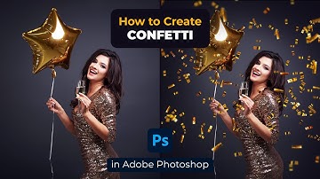 How to Create Realistic Confetti Overlay in Adobe Photoshop | Tutorial