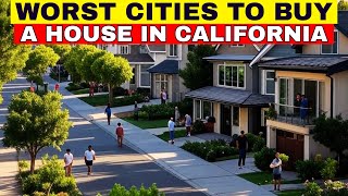 Top 10 Worst Cities To Buy A Home in California in 2025!