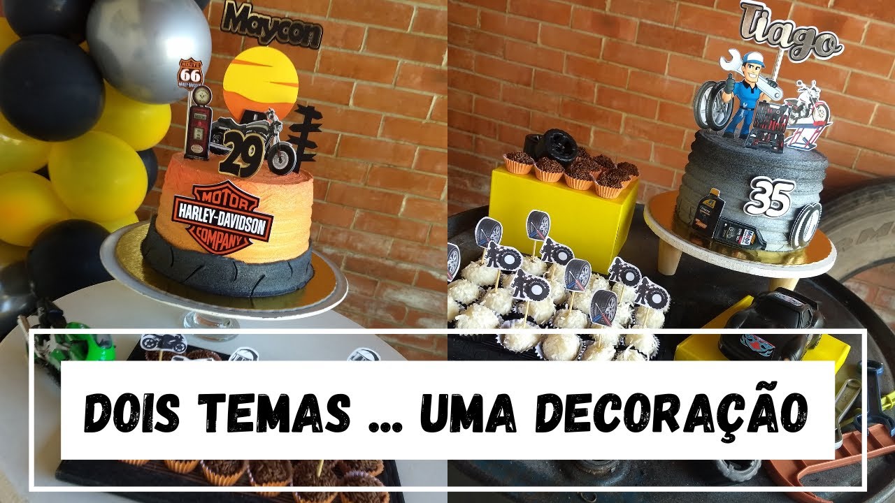 decoração de bolo tema de moto｜Pesquisa do TikTok