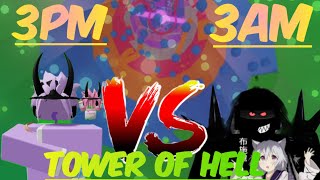 3PM VS 3AM Challange in Tower of Hell. ROBLOX Tower of Hell by Lpyxl 1,240 views 2 months ago 8 minutes, 32 seconds