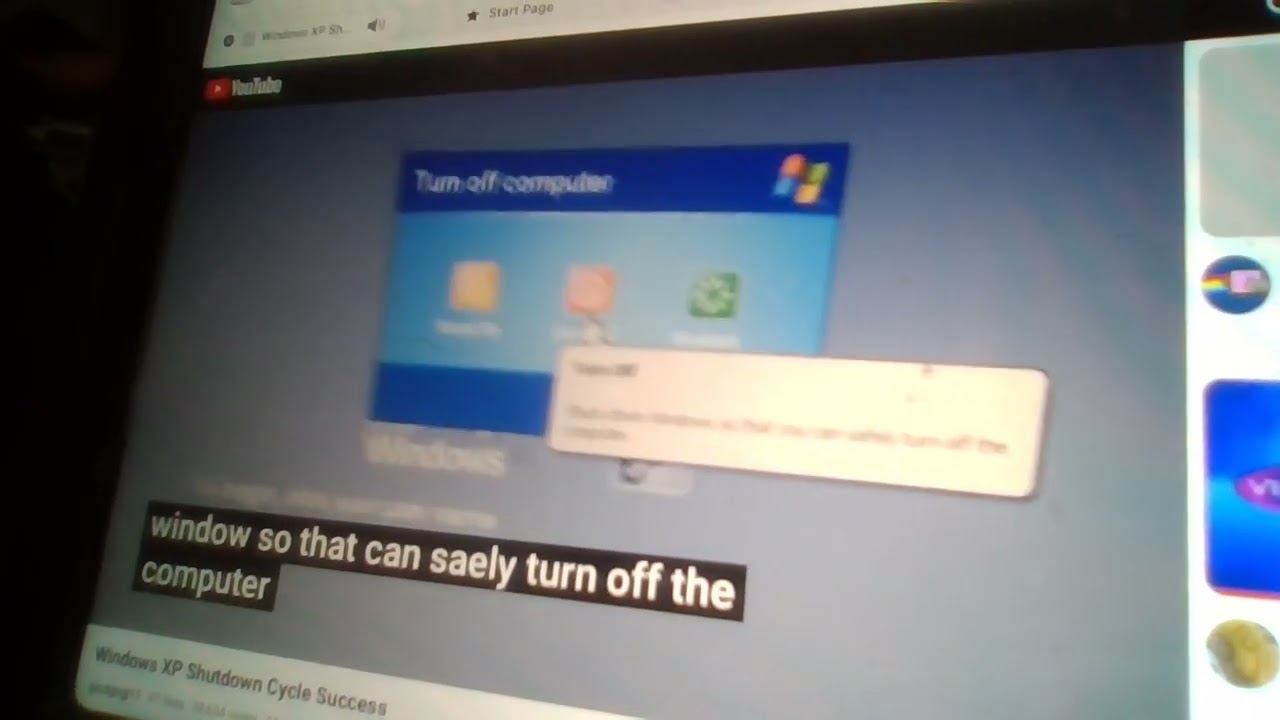 Microsoft Windows XP Shutdown/Kim (2006/2004) - YouTube