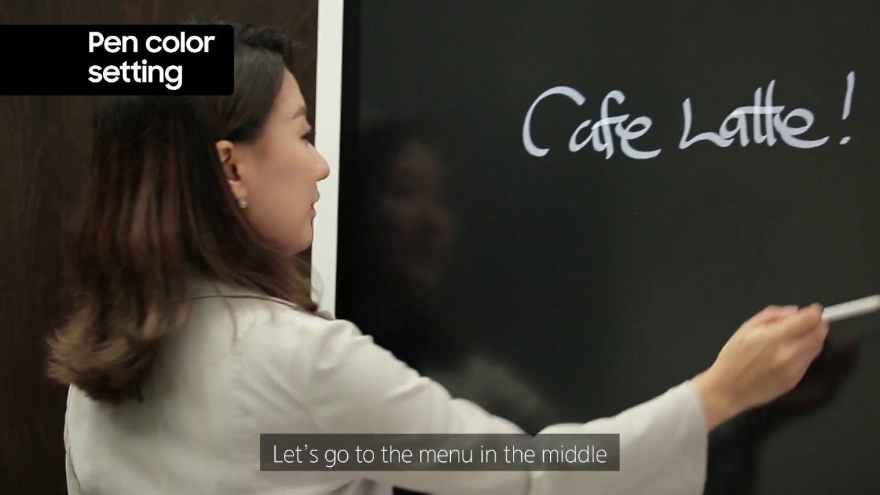 Other options on the digital flipchart Flip