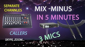 Mix Minus In 5 Minutes with 3 Studio Mics and Callers StanMan Media 1