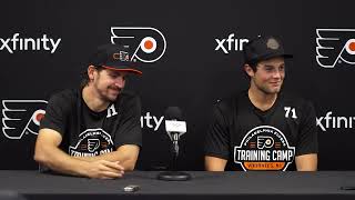 9/17 Training Camp: Travis Konecny & Tyson Foerster