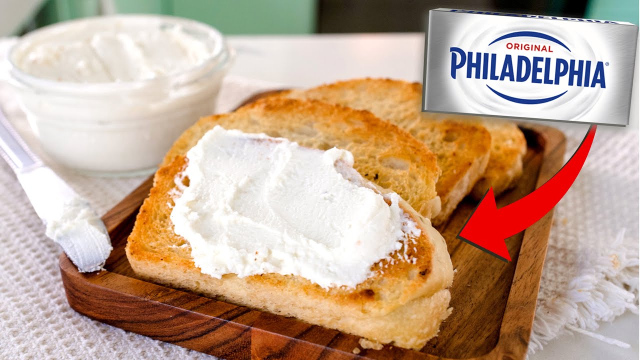 QUESO PHILADELPHIA CASERO CON SOLO 3 INGREDIENTES | Recién Cocinados -  YouTube