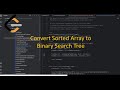 Leetcode Секретное оружие программиста: Convert Sorted Array to Binary Search Tree!