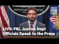 FBI and Justice Dept Officials Brief Press Regarding Capitol Attacks | LIVE | NowThis