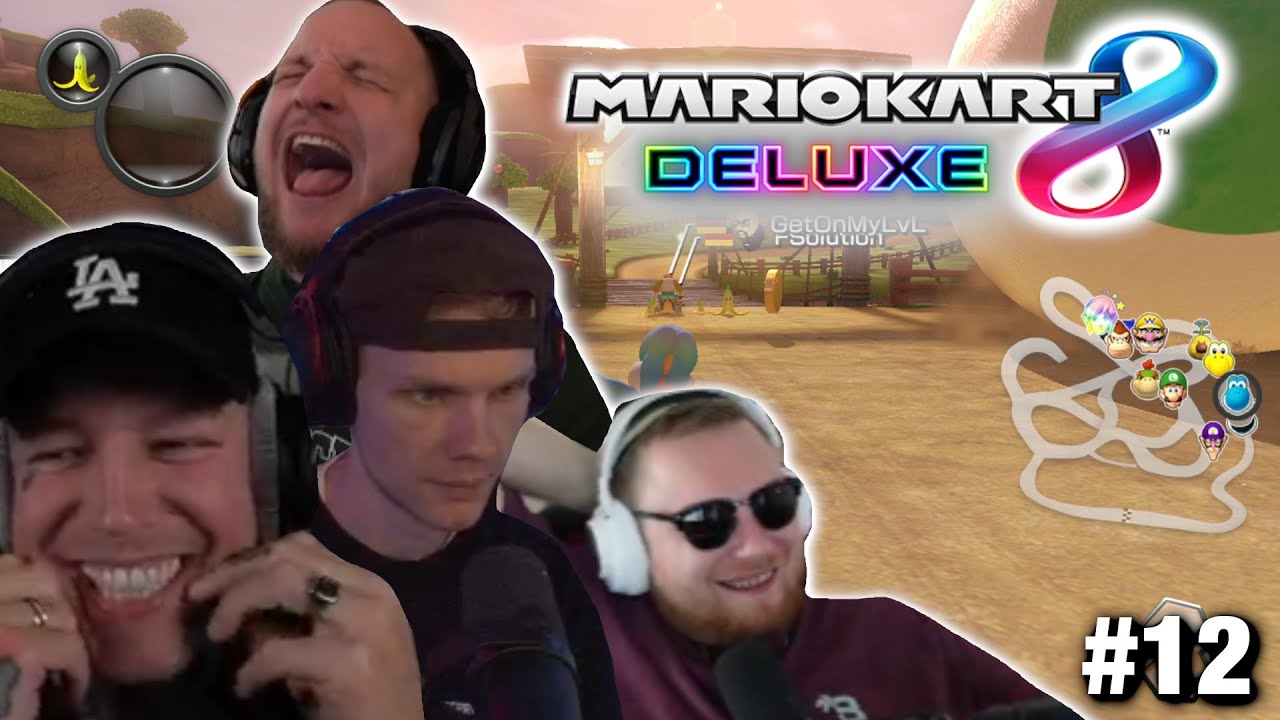 🤔🙃GUTE LAUNE = GUTES FAHREN ?! - MARIO KART mit MONTE, DANNY & SASCHA #12 | ELoTRiX Highlights