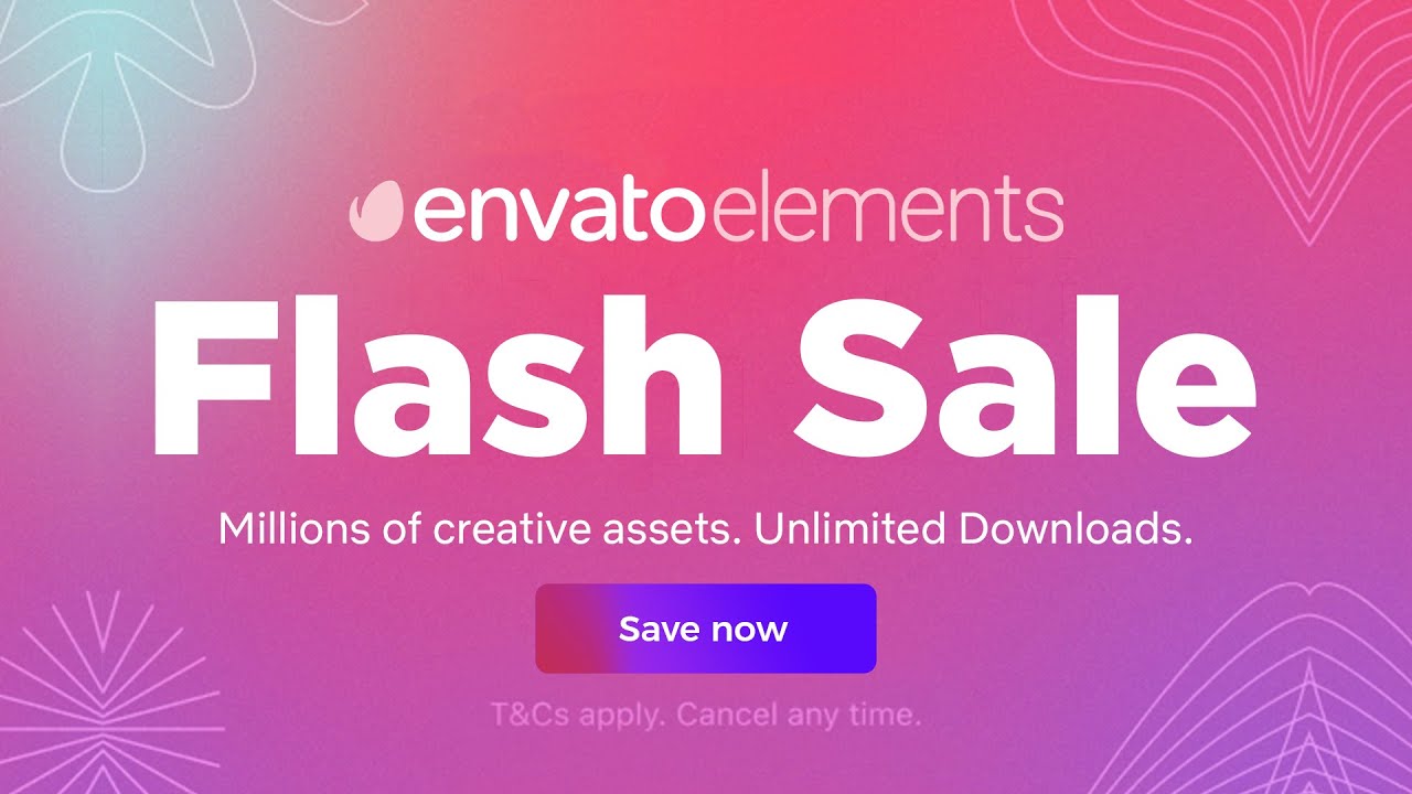 Envato Elements Flash Sale — Get UNLIMITED Downloads on Stock Photos ...